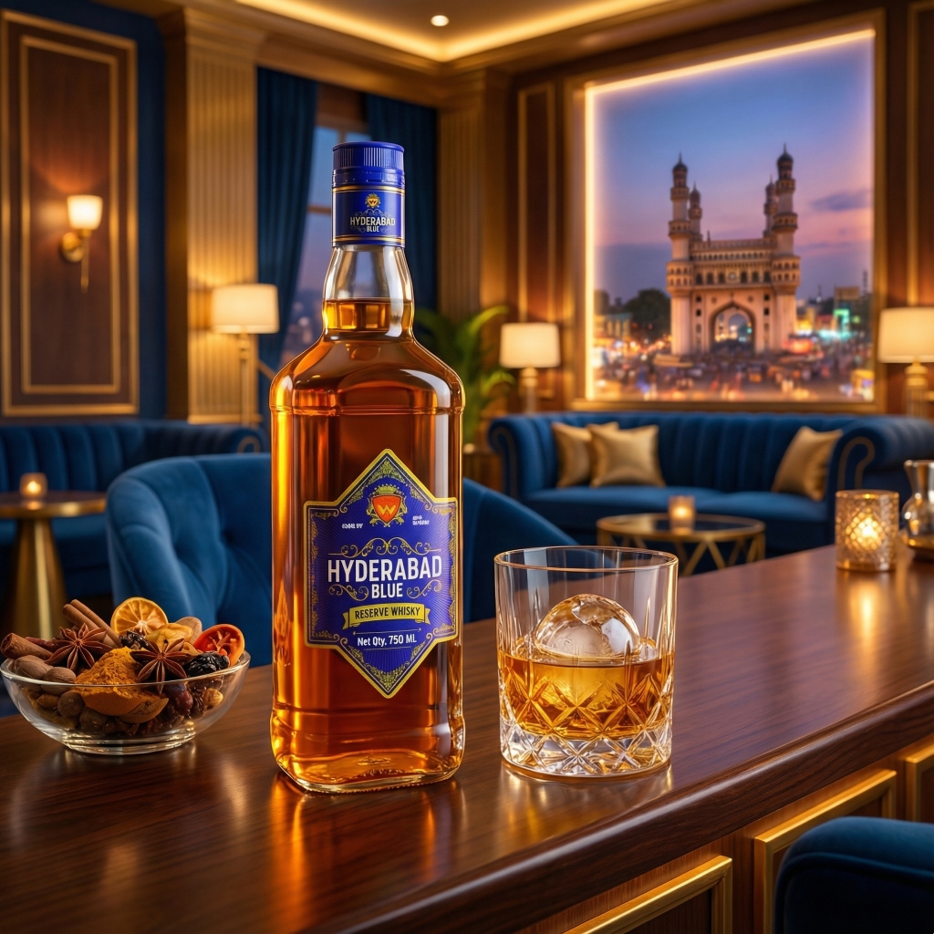 Hyderabad Blue Reserve Whisky